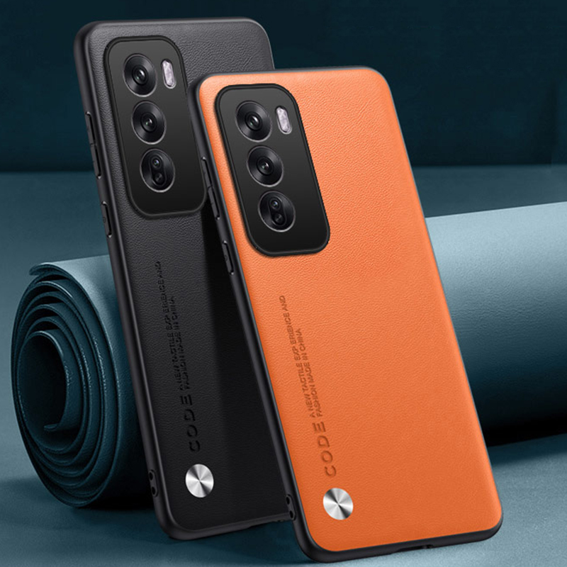 Oppo Reno 12 - Luxury PU Leather Case For OPPO