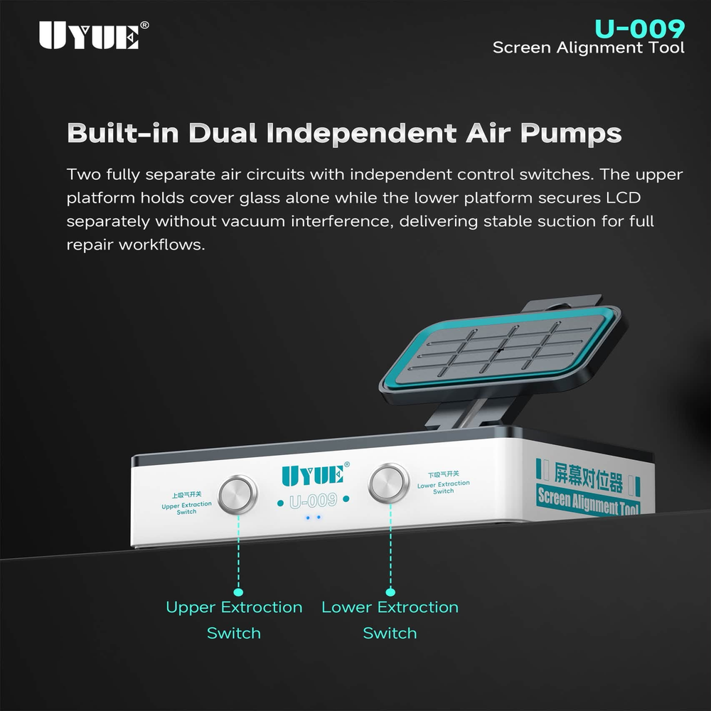 UYUE U-009 Vacuum LCD Screen A - Screen Alignment Tool review and price