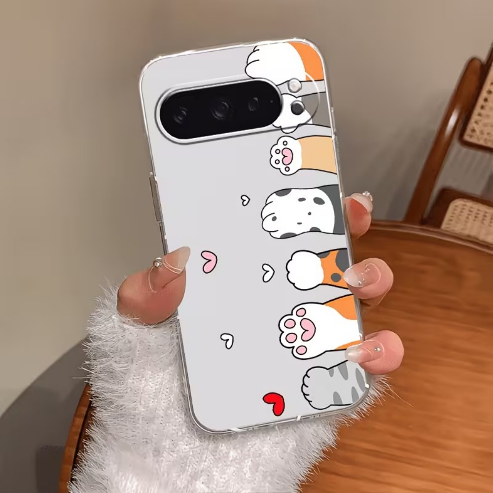 Cartoon Cat Paw Print Crystal  - Google Pixel 8A review and price