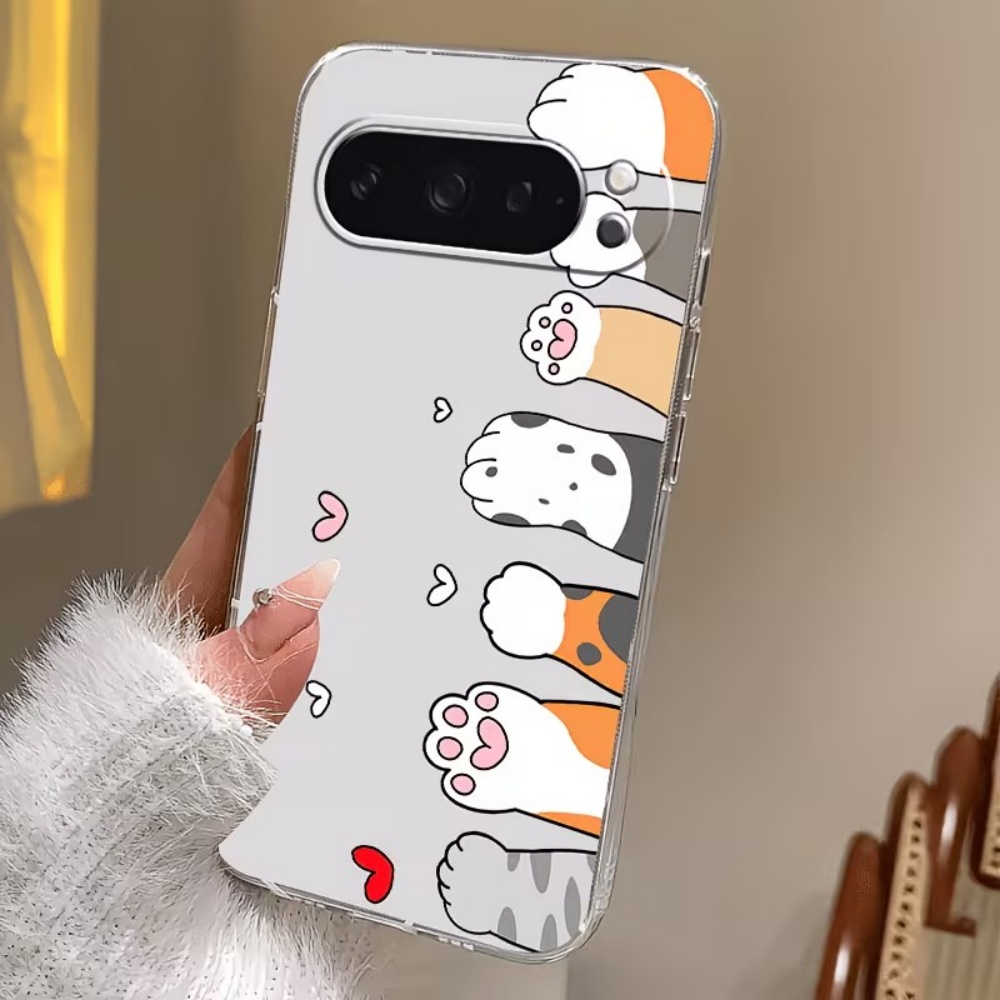 Cartoon Cat Paw Print Crystal  - Google Pixel 8A review and price