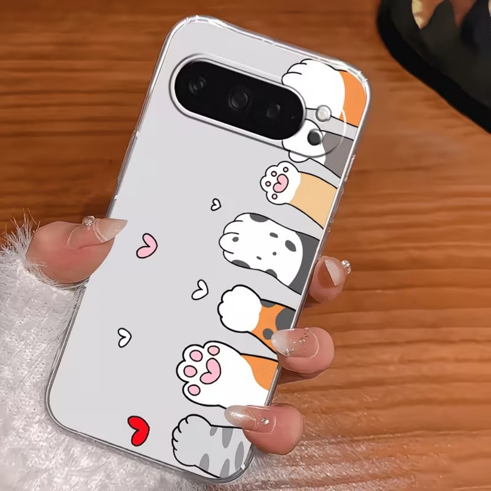 Cartoon Cat Paw Print Crystal  - Google Pixel 8A review and price