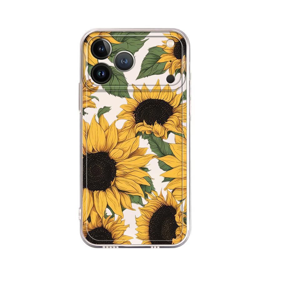 Cute Sunflower Pattern Case fo - Apple Iphone 15 review and price