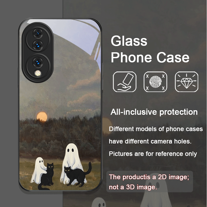 Cute Cartoon Black Cat Ghost P - Huawei Mate 60 review and price