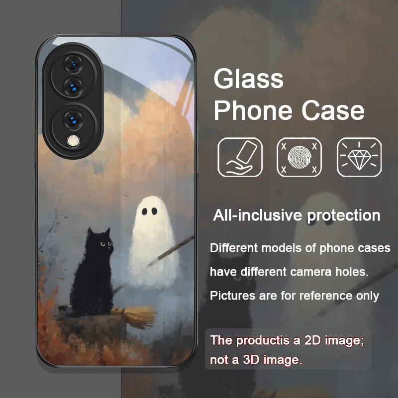Cute Cartoon Black Cat Ghost P - Huawei Mate 60 review and price