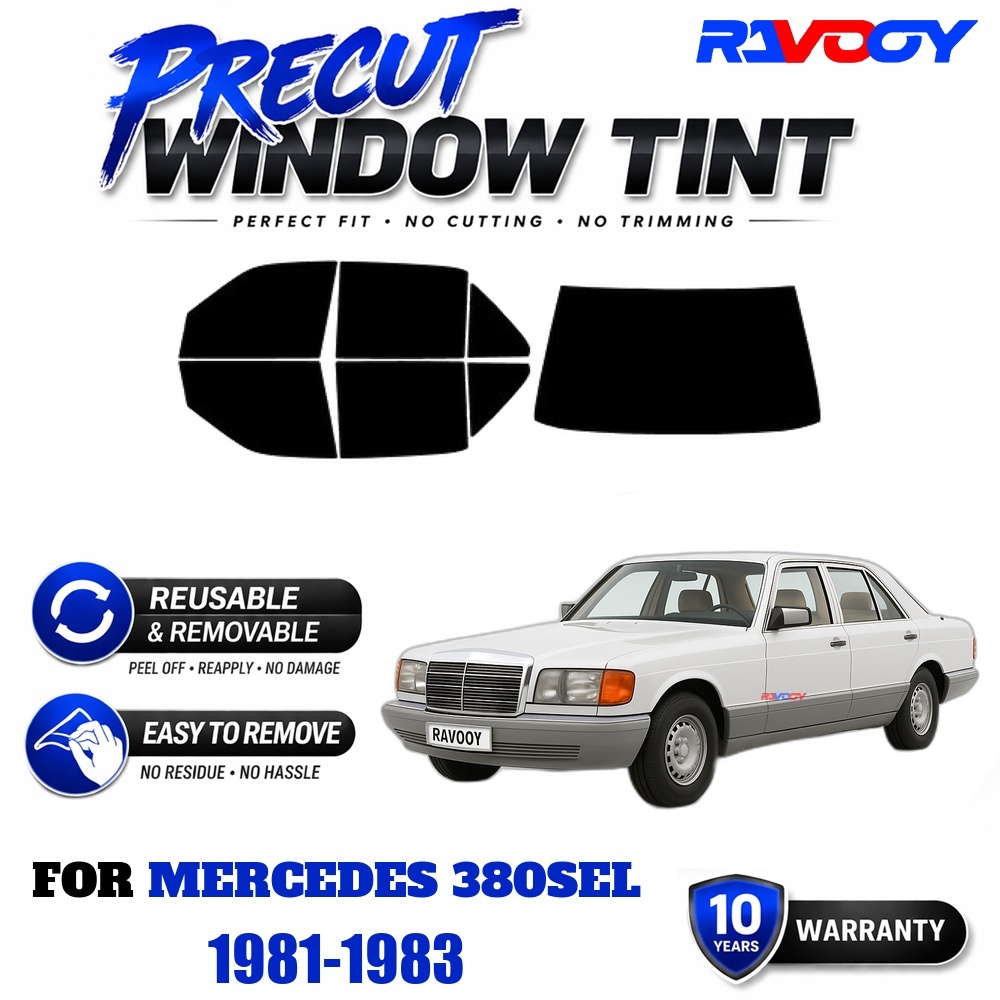 RAVOOY Precut Window Tint, Reu - Air Bubble Remover review and price