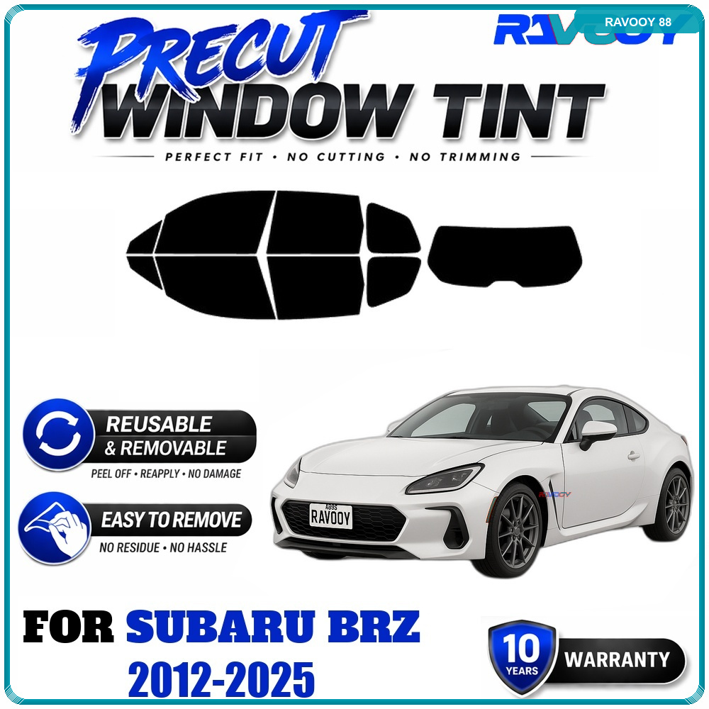 RAVOOY Precut Window Tint, Reu - Air Bubble Remover review and price