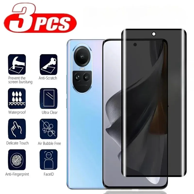 3Pcs 3D Screen Protector Priva - Oppo Reno 12 review and price